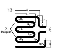 tubular heater bend formation