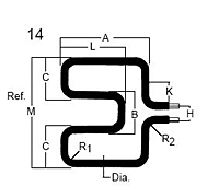 tubular heater bend formation