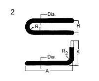 tubular heater bend formation