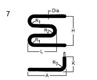 tubular heater bend formation